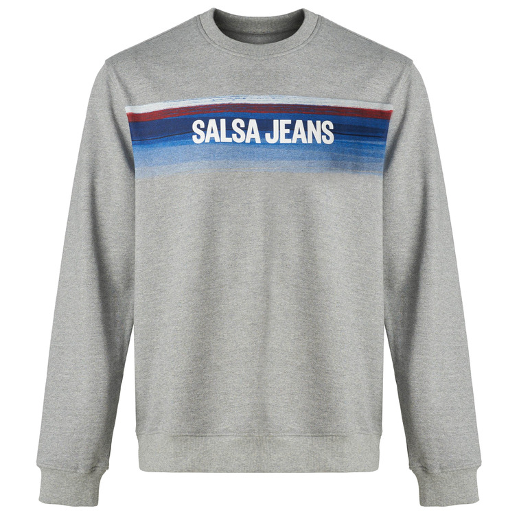 sweat-shirt homme  salsa french terry sweatshirt w/bran