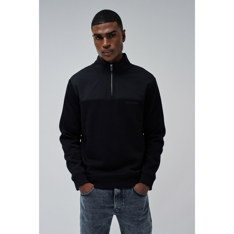 maillot homme  salsa half zipped sweatshirt