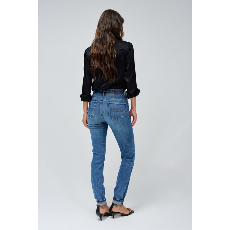 jeans femme  salsa faith brown weft