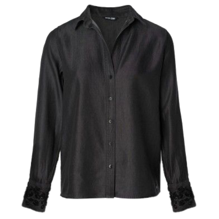 chemise femme  salsa denim black shirt