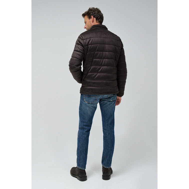 cazadora homme  salsa suede puffer jacket