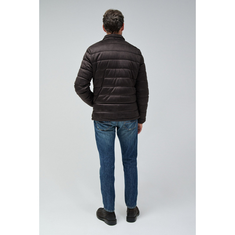 cazadora homme  salsa suede puffer jacket