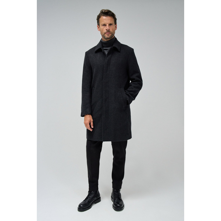 cazadora homme  salsa jeans wool coat with hood