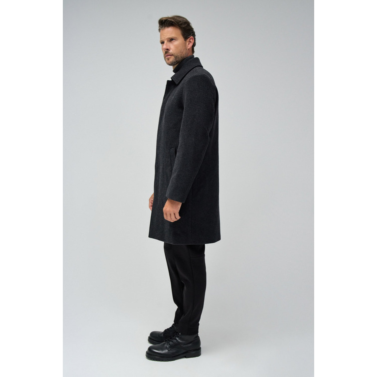 cazadora homme  salsa jeans wool coat with hood