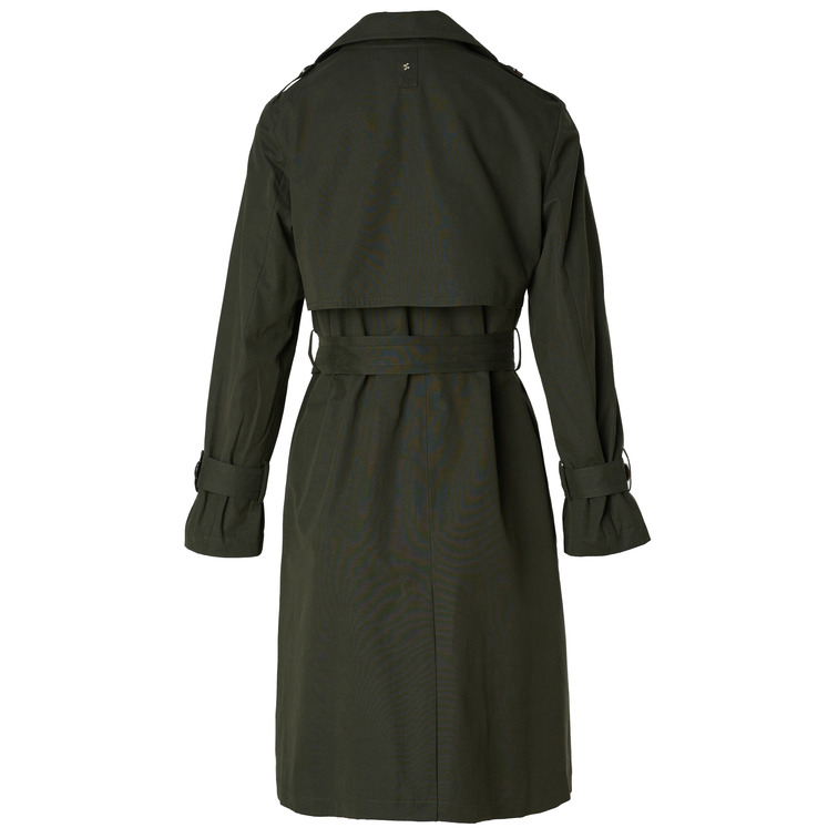 manteau femme  salsa classic long trench coat