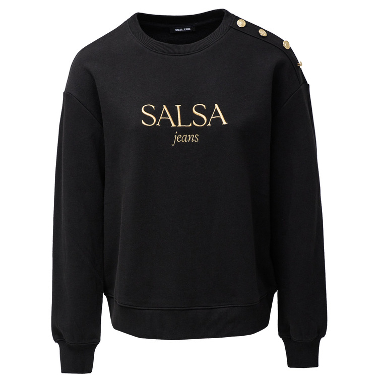 maillot femme  salsa branding sweater with shoulder