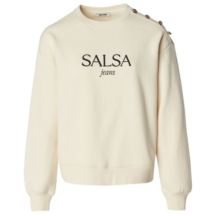 maillot femme  salsa branding sweater with shoulder