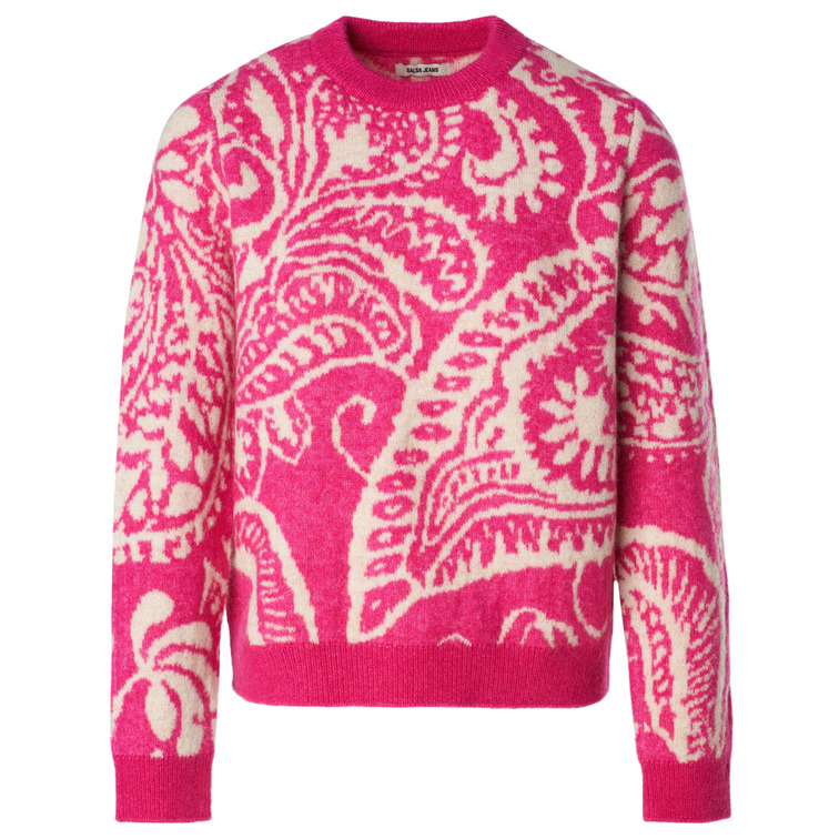 maillot femme  salsa paisley pullover sweater