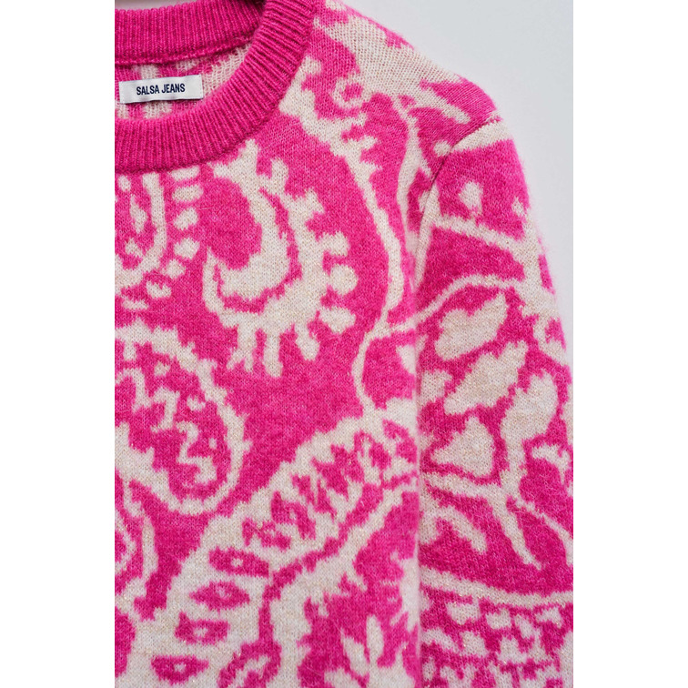 maillot femme  salsa paisley pullover sweater