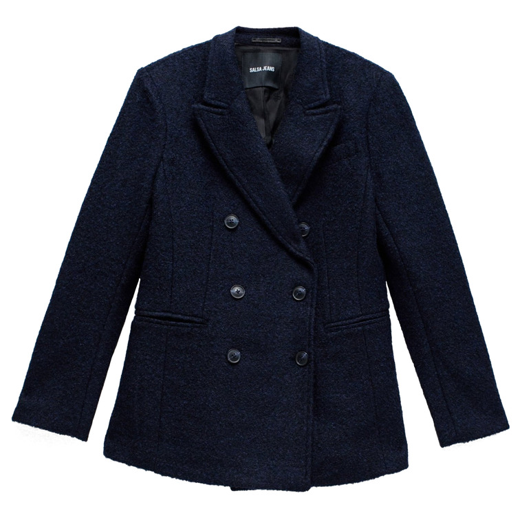 manteau femme  salsa fitted wool blazer