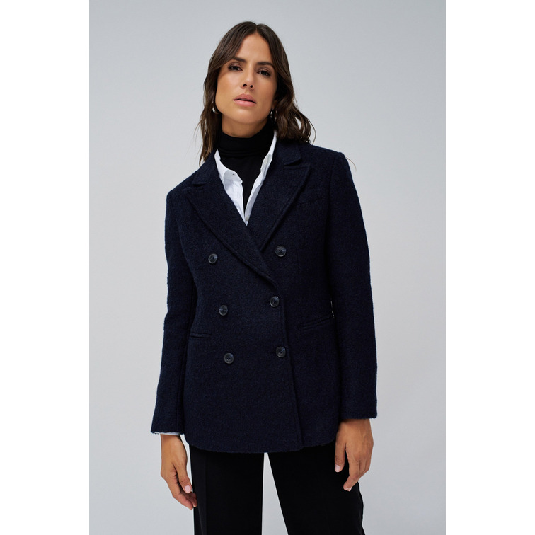 manteau femme  salsa fitted wool blazer