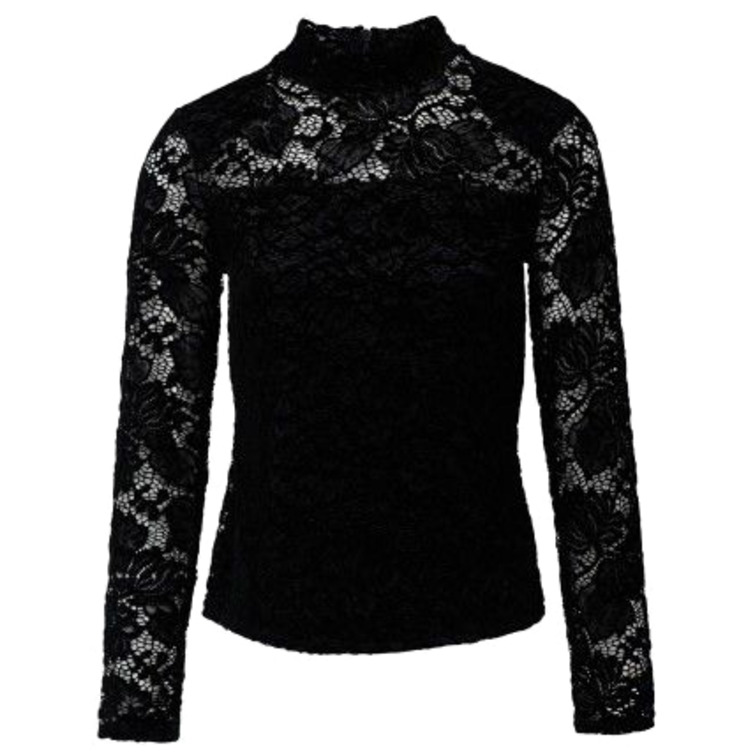 maillot femme  salsa lace sweater with mock neck