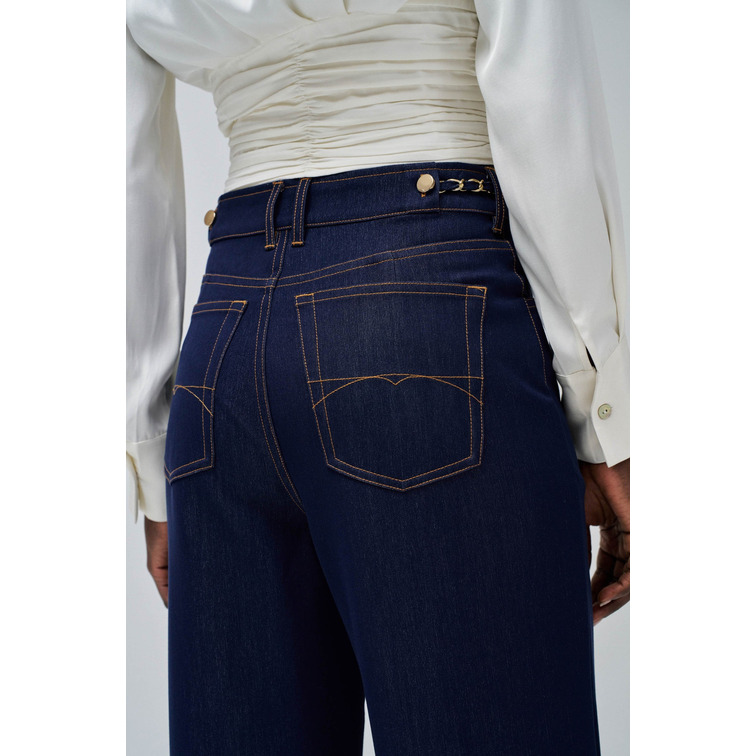 jeans femme  salsa jeans lightdenim pants with chain