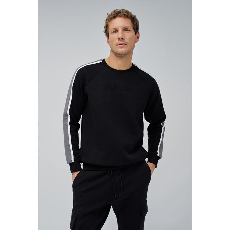 sweat-shirt homme  salsa jeans sweatshirt w/ tape application