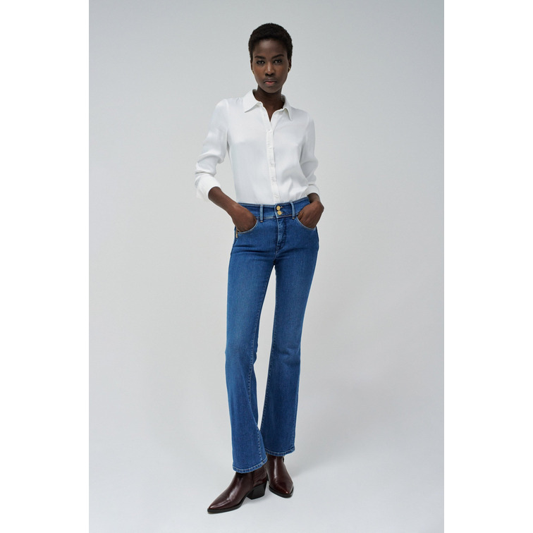 jeans femme  salsa jeans secret bootcut with detail