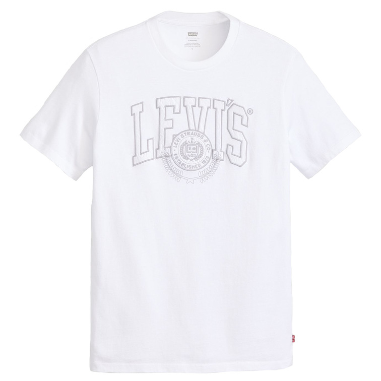 t-shirt femme  levi's graphic crewneck tee tonal ath