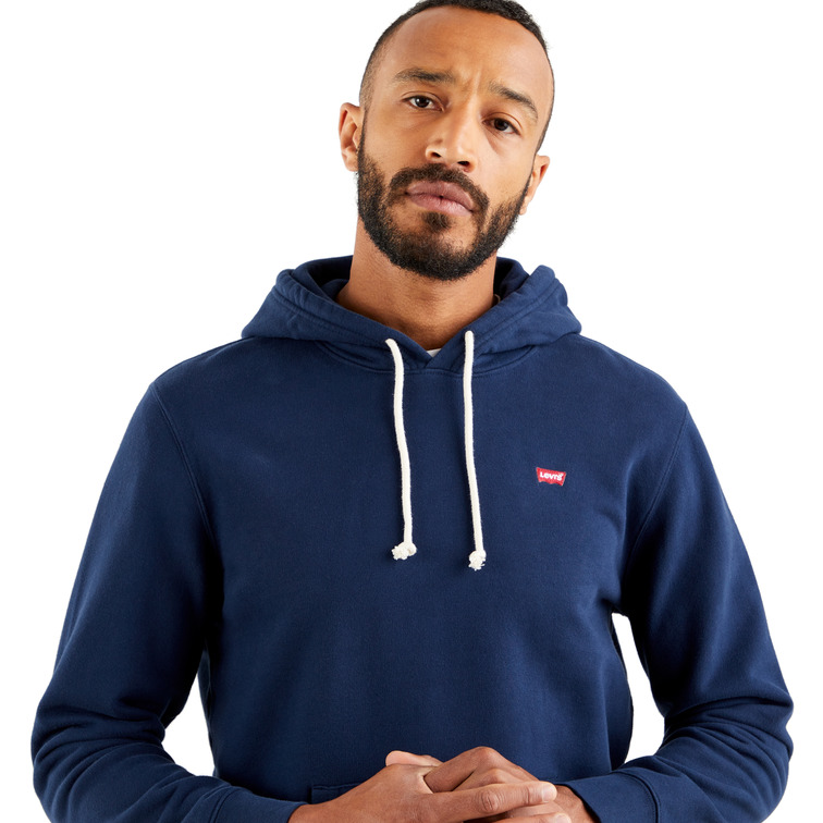 sweat-shirt homme  levis new original hoodie dress blue