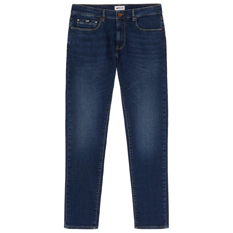 jeans homme  gas sax zip rev