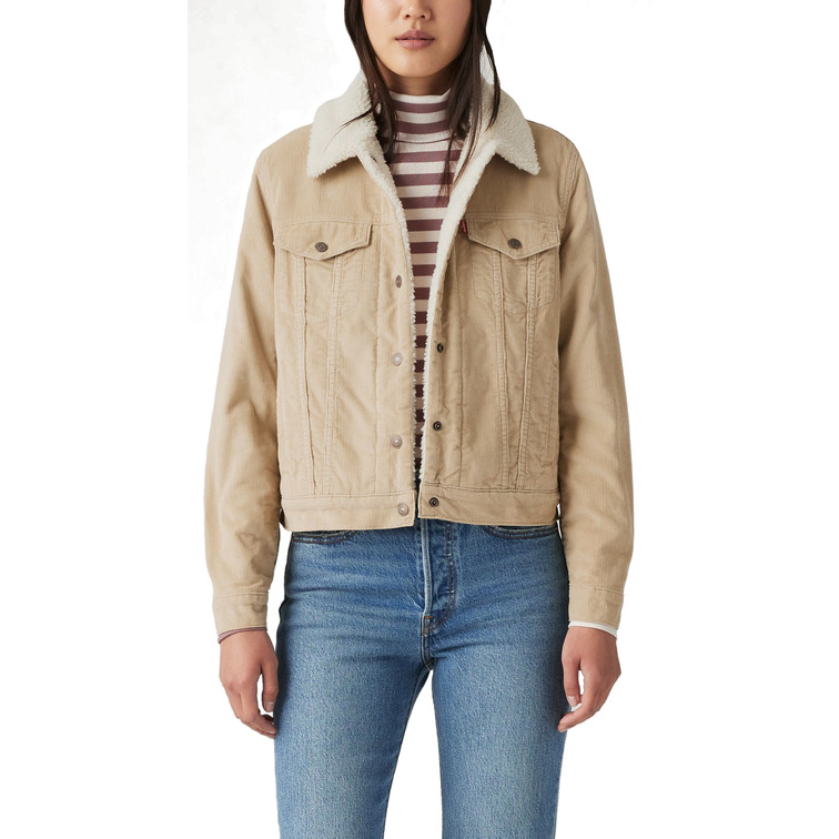 manteau femme  levis original sherpa trucker safari