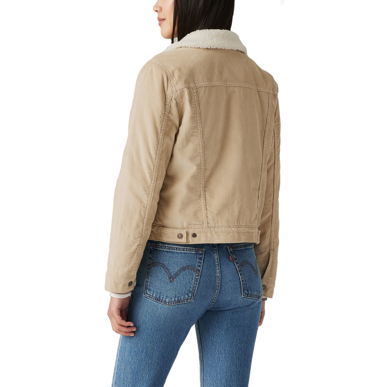 manteau femme  levis original sherpa trucker safari