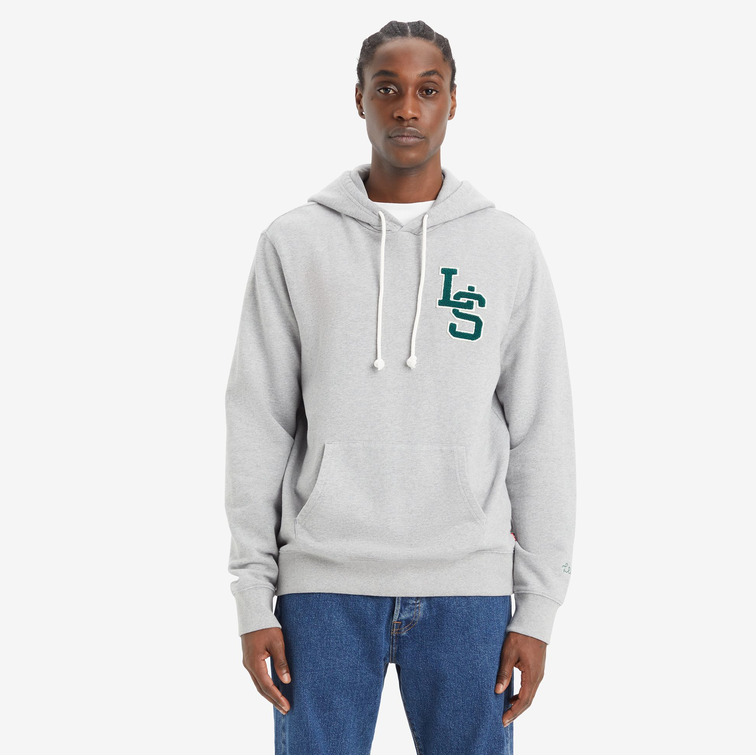 sweat-shirt homme  levis standard graphic hoodie ls let