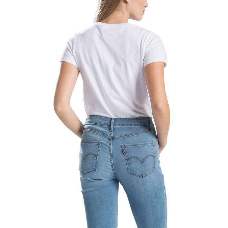 la chemise femme  levis 100% cotton perfect tee white cn100xx