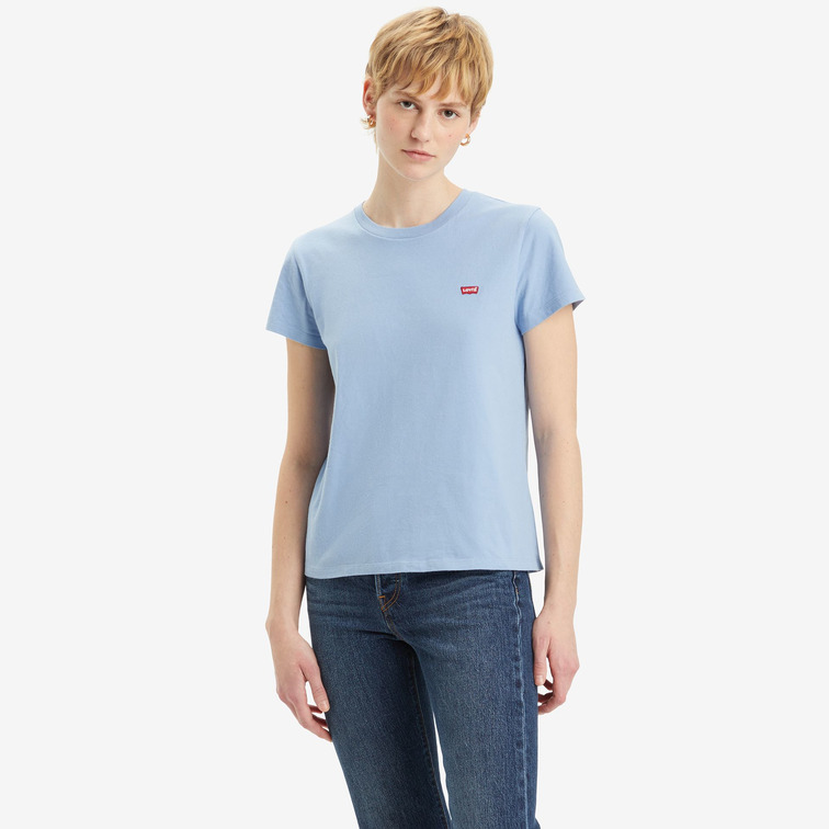 t-shirt femme  levis perfect tee forever blue