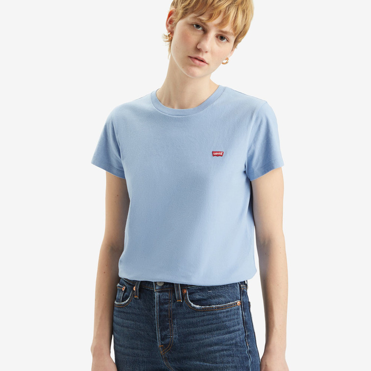 t-shirt femme  levis perfect tee forever blue