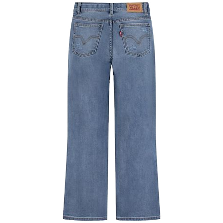 jeans fille  levi's junior lvg wide leg jeans