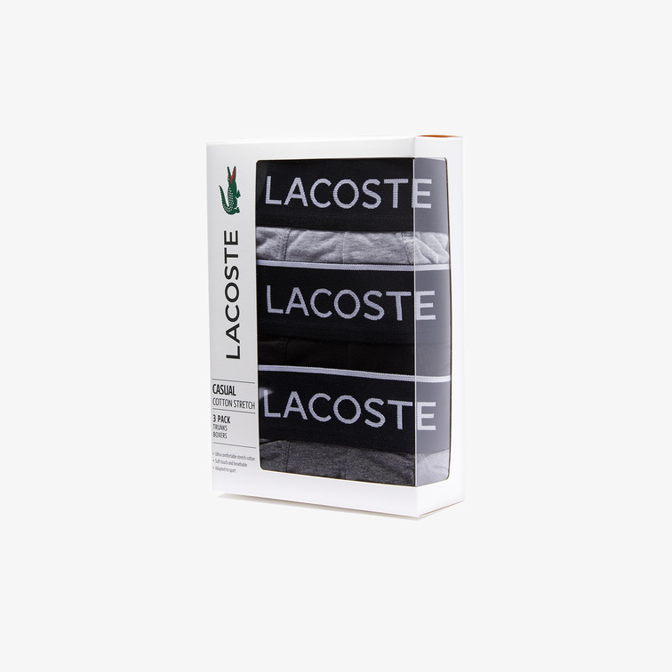  lacoste pack de 3 boxers courts