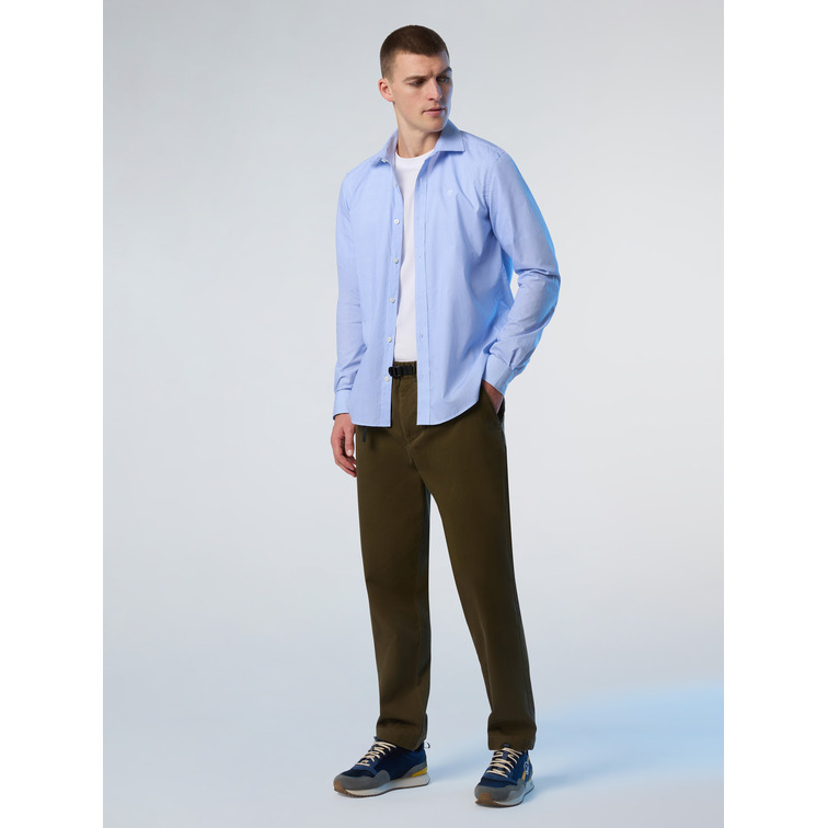 chemise homme  n sail shirt long sleeve regular spre