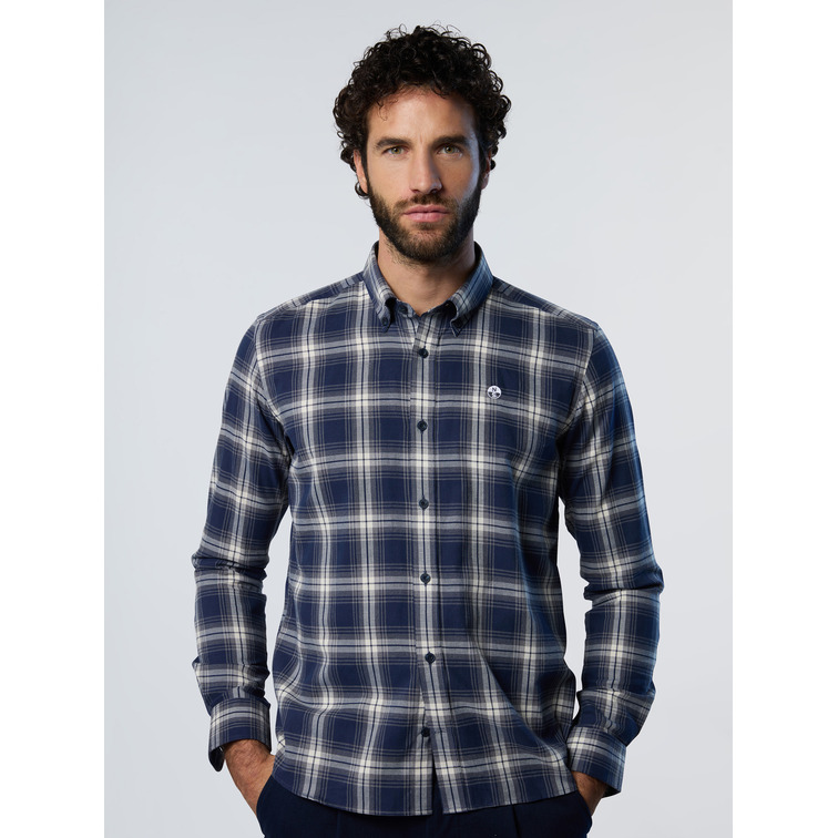 chemise homme  n sail shirt long sleeve regular