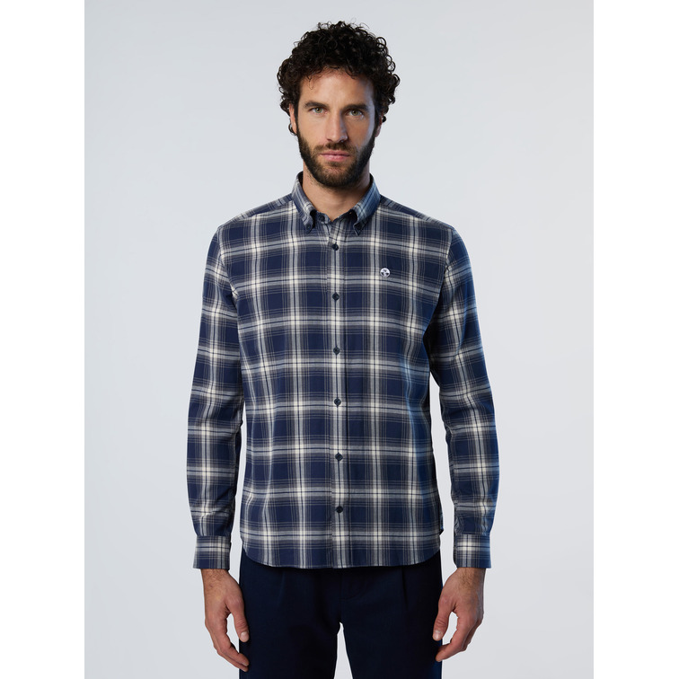 chemise homme  n sail shirt long sleeve regular