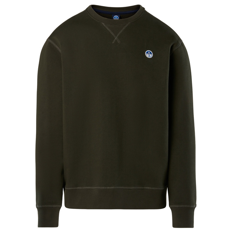 sweat-shirt homme  n sail crewneck sweatshirt w/logo