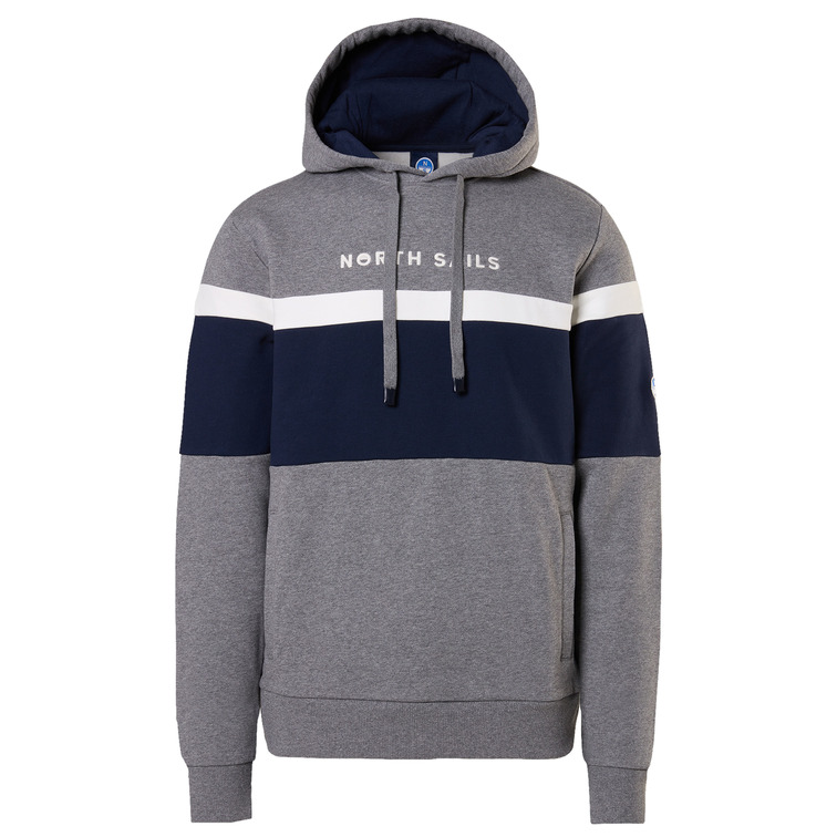 sweat-shirt homme  n sail hooded sweatshirt w/graphic