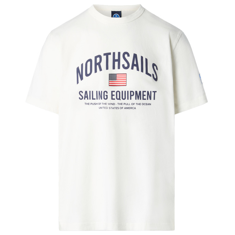 t-shirt homme  n sail t shirt short sleeve w/print