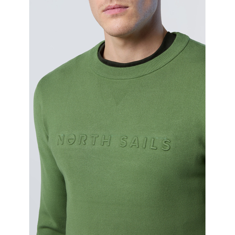 maillot homme  n sail crewneck 12 gg knitwear