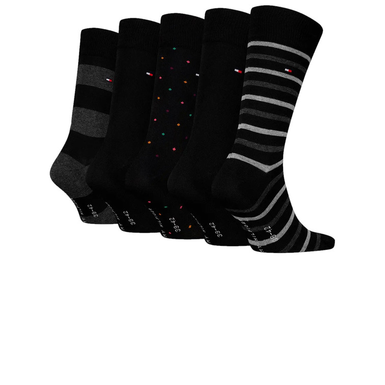  dbotex th men sock 5p giftbox stripe