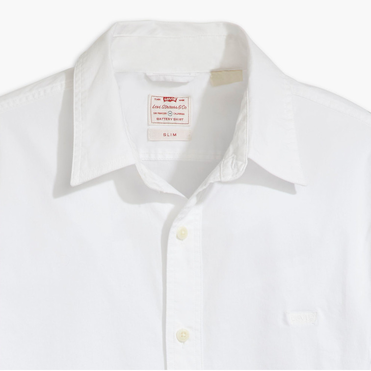 chemise homme  levi's ls battery hm shirt slim neutr