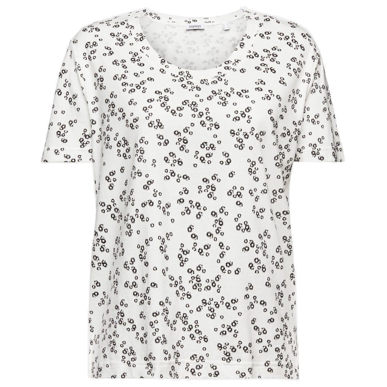 t-shirt femme  ESPRIT n ski tee aop