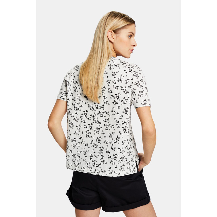 t-shirt femme  ESPRIT n ski tee aop