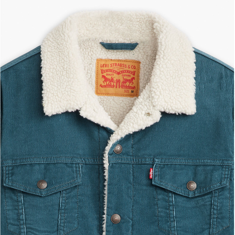 cazadora homme  levis relaxed fit sherpa trkr urban