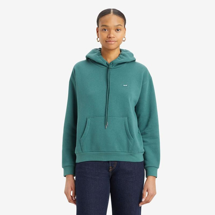 sweat-shirt femme  levis everyday hoodie bistro green