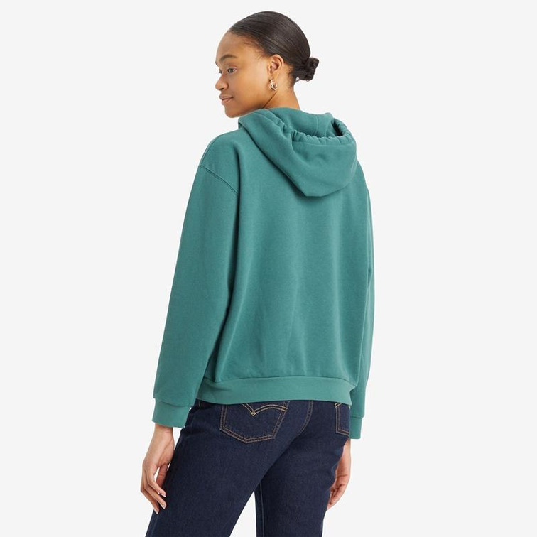 sweat-shirt femme  levis everyday hoodie bistro green