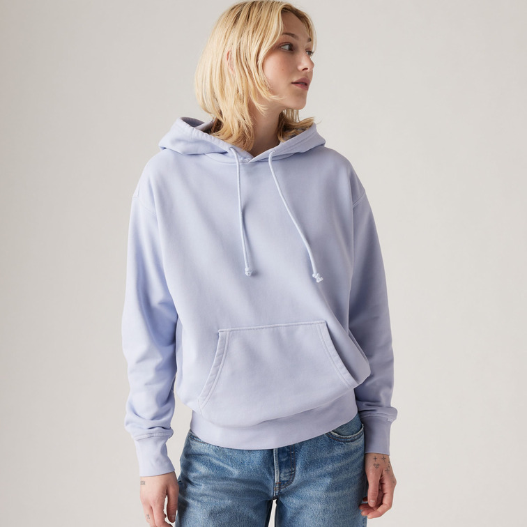 sweat-shirt femme  levi's heritage hoodie blues