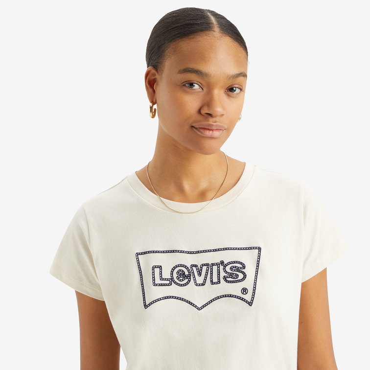 t-shirt femme  levis graphic boxy tshirt rope wonky