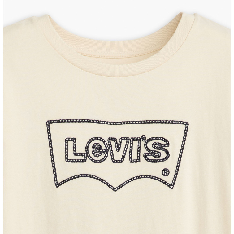 t-shirt femme  levis graphic boxy tshirt rope wonky