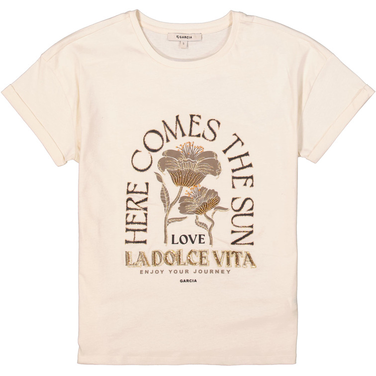 t-shirt femme  garcia jeans b50005_ladies t-shirt ss