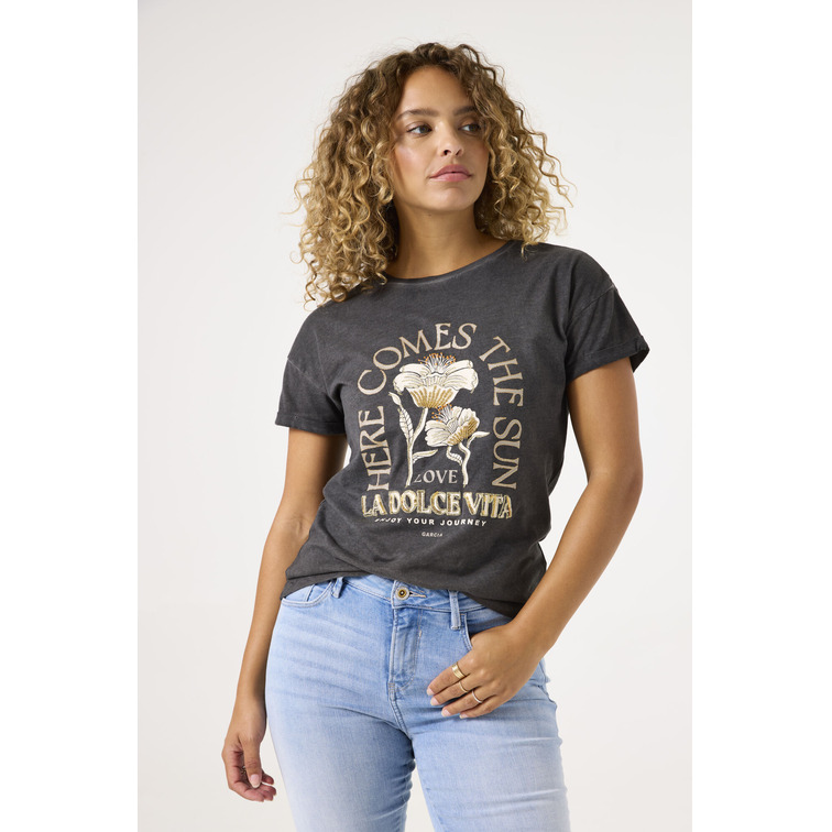 t-shirt femme  garcia jeans b50005_ladies t-shirt ss