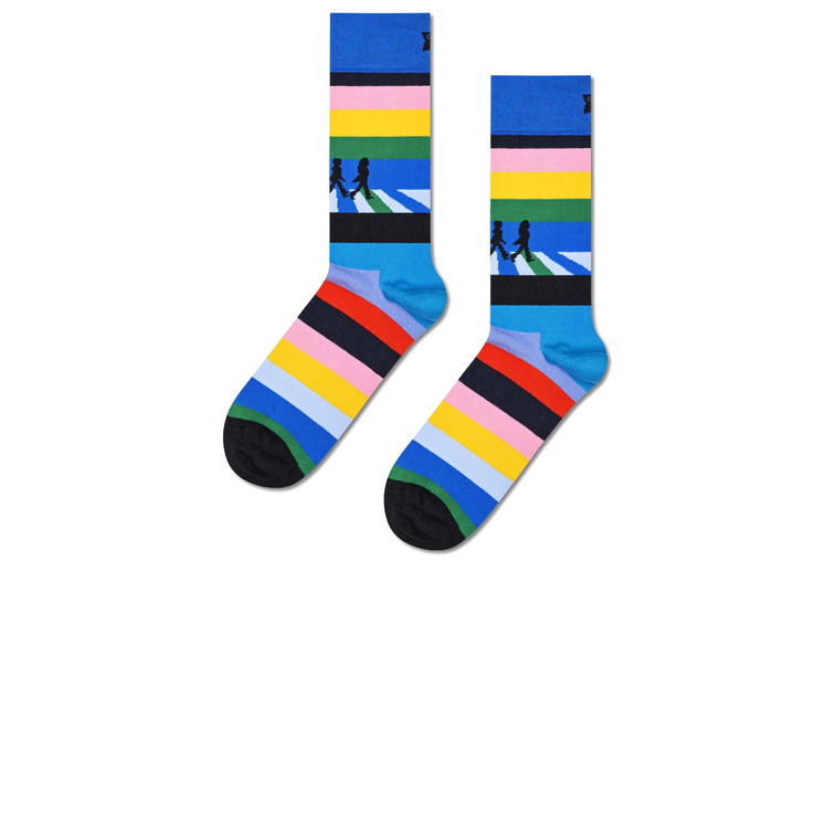  happy beatles legend crossing sock